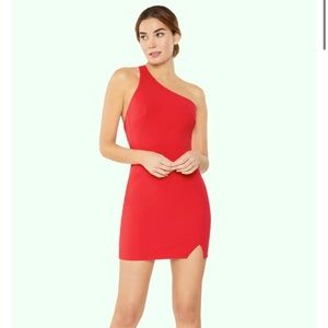 NWOT LIKELY Kelley One Shoulder Dress